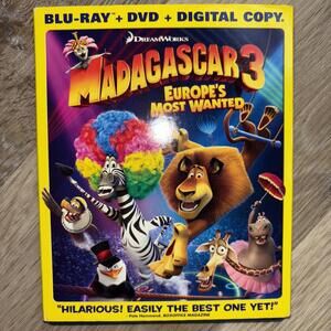 Madagascar 3: Europe's Most Wanted Blu-ray + DVD  Eric Darnell  Dreamworks